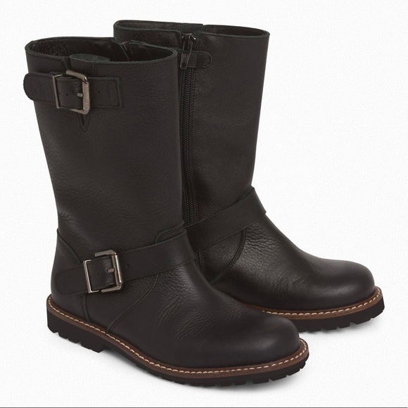 Bonpoint leather moto boot. Size 32 - Picture 1 of 10